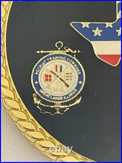 U. S. Navy Challenge Coins With Shelf Display SEAL Team Eight Lone Star State TX