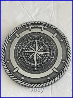 U. S. Navy Challenge Coins With Shelf Display SEAL Team Eight Lone Star State TX