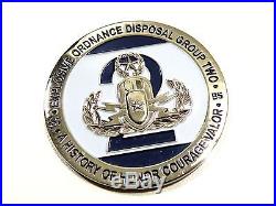 U. S. Navy EOD Group Two A History of Honor Courage Valor Challenge Coin 2