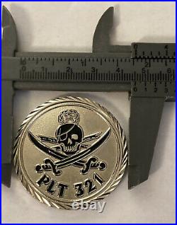 U. S Navy Explosive Ordnance Disposal III Nihil Obstat PLT 321 Challenge Coin R3