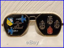 U. S. Navy Flight Demonstration Squadron Blue Angels CPO Mess Navy Chief Coin