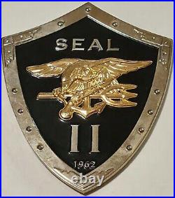 U. S. Navy SEAL Team Two CPO Mess Navy Chief Shield Challenge Coin