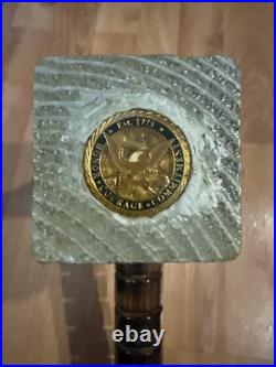 U. S. Navy Sailor's Creed Wooden Ceremonial Gavel JEA Mess Honor Courage Military