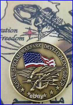 U. S. Navy Seal Challenge Coin / Authentic Seal Team Six 6 Devgru Jsoc / Nswdg