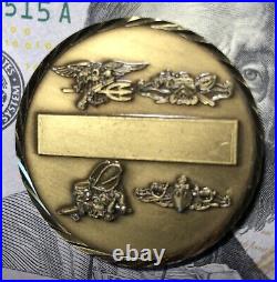 U. S. Navy Seal Team 3 Challenge Coin / Genuine MID 90's MID 2k's / Jsoc Tier 1