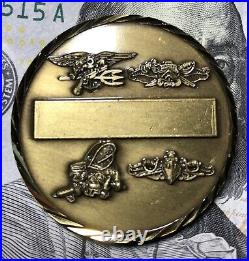 U. S. Navy Seal Team 3 Challenge Coin / Nswg-3 / Gwot / Nswc Jsoc Tier 1