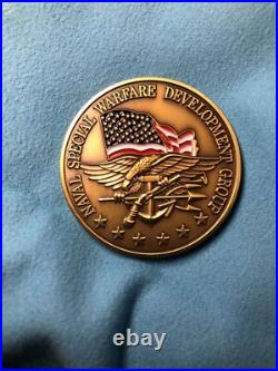 U. S. Navy Seal Team 6 / Devgru Challenge Coin Original Dam Neck Va. / Genuine
