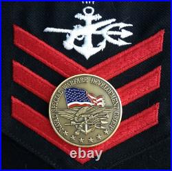 U. S. Navy Seal Team 6 / Devgru Challenge Coin Original Dam Neck Va. / Genuine
