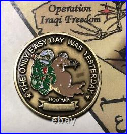 U. S. Navy Seal Team 7 Challenge Coin Genuine Frogman 90's Era Early 2k Issue