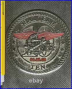 U. S. Navy Special Warfare SEAL Team Ten 10 160 SOAR Red Wings GID Challenge Coin