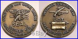 U. S. Navy Special Warfare SEAL UDT Underwater Demolition Team Challenge Coin