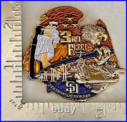 United States Navy 3rd Fleet San Diego, CA Numbered #56 Challenge Coin