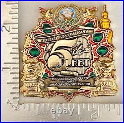 United States Navy 5th Fleet Bahrain Numbered #55 Challenge Coin