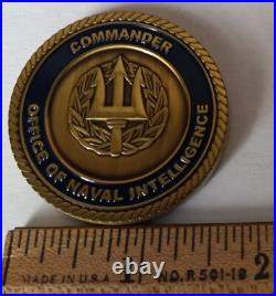 United States Navy Commander Office Of Naval Intelligence 1882 Challenge Coin