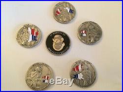 United States Navy Diver Never Forget Our Fallen Brother 6 Challenge Coin Set