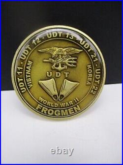 United States Navy SEAL UDT Teams Frogmen Challenge Coin