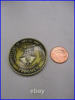 United States Navy SEAL UDT Teams Frogmen Challenge Coin