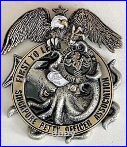 United States Navy Singapore Petty Officer Association Challenge Coin