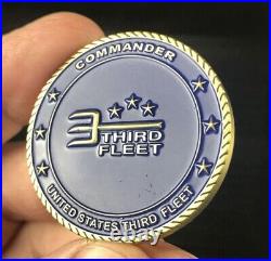 United States Third Fleet Commander Navy Challenge Coin