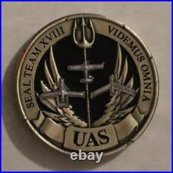 Unmanned Ariel System UAS SEAL Team Seventeen / 17 Navy Challenge Coin