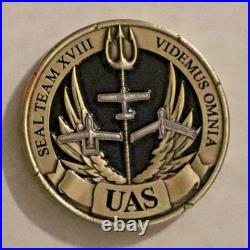 Unmanned Ariel System UAS SEAL Team Seventeen / 17 Navy Challenge Coin