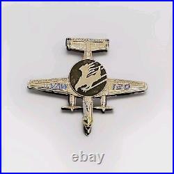 Us Navy Challenge Coin Airborne Command & Control Squadron 120 (vaw- 120) Cpo