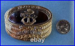 Us Navy Challenge Coin Chief Petty Officer / Cpo / Chief In The Arena