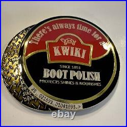 Us Navy Challenge Coin Kwiki Boot Polish / Chiefs Mess / Cpo