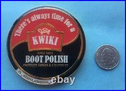 Us Navy Challenge Coin Kwiki Boot Polish / Chiefs Mess / Cpo