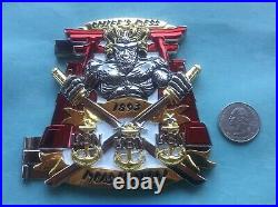 Us Navy Challenge Coin Marine Corps Air Station (mcas) Iwakuni Chief Cpo