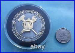 Us Navy Challenge Coin Mobile Diving & Salvage Unit One (mdsu-1) Pearl Harbor