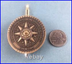 Us Navy Challenge Coin Naval Computer & Telecommunications Station Naples Cpo