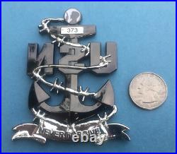 Us Navy Challenge Coin Prisoner Of War (pow) Chief / Cpo / Serialized