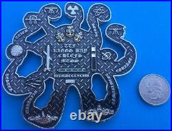 Us Navy Challenge Coin Trident Training Facility Kraken Cpo / Serialized