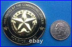 Us Navy Challenge Coin Uss Avenger (mcm-1) Commanding Officer Coin