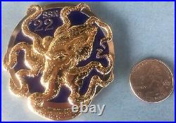 Us Navy Challenge Coin Uss Connecticut (ssn-22)
