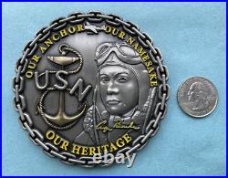 Us Navy Challenge Coin Uss George H. W. Bush (cvn-77) Chief / Cpo