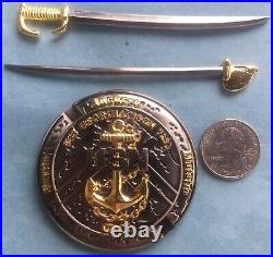 Us Navy Challenge Coin Uss Georgia (ssgn-729) Chief Mess Cpo