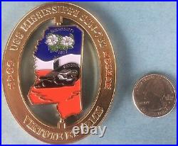 Us Navy Challenge Coin Uss Mississippi (ssn-782) Chiefs Mess Cpo / Serialized