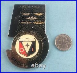 Us Navy Challenge Coin Uss Peleliu (lha-5) Decommissioning Crew