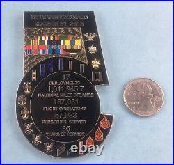 Us Navy Challenge Coin Uss Peleliu (lha-5) Decommissioning Crew