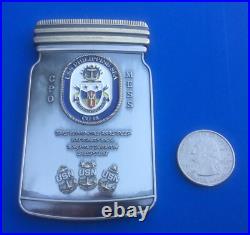 Us Navy Challenge Coin Uss Philippine Sea (cg-58) Chief / Cpo / Serialized