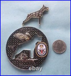 Us Navy Challenge Coin Uss Philippine Sea (cg-58) Chief / Cpo / Serialized