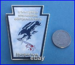 Us Navy Challenge Coin Uss Somerset (lpd-25) Blue Falcon / Chief Cpo Serialized