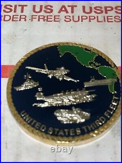 Us Navy Challenge Coins Lot Of 5