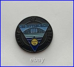 Us Navy Decommissioned Uss Pittsburgh Ssn 720 Challenge Coin