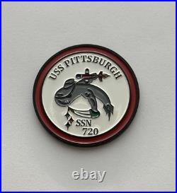 Us Navy Decommissioned Uss Pittsburgh Ssn 720 Challenge Coin