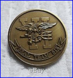 Us Navy Seal Team Six 6 Special Operations Old Very Rare Military Challenge Coin