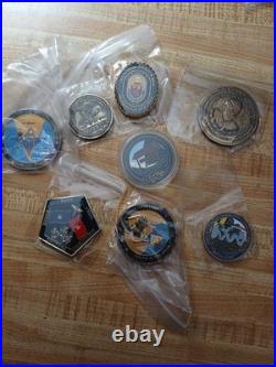 Usn And Other Rare Vintage Challenge Coin Lot See Pics