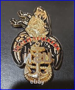 Usn Isa Death Stalkers Huge 4.25 Challenge Coin Awesome